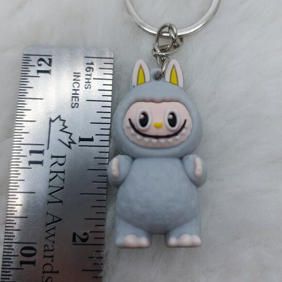2/$19 Labubu Zimomo gray keychain - Picture 4 of 7